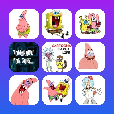 SpongeBob Telegram Stickers