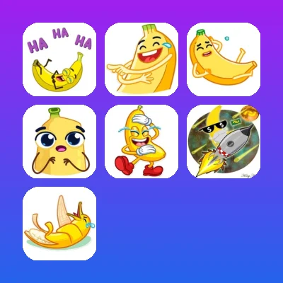 Banana Telegram Stickers