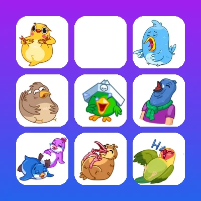 Birds Telegram Stickers Set