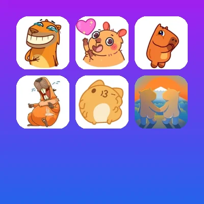 Capybara Telegram Stickers