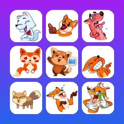 Fox Telegram Stickers