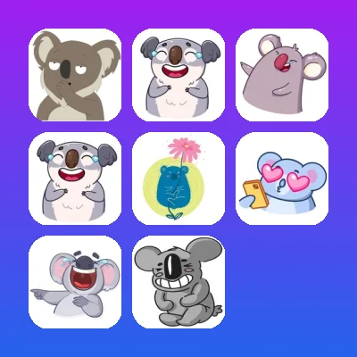 Koala Telegram Stickers