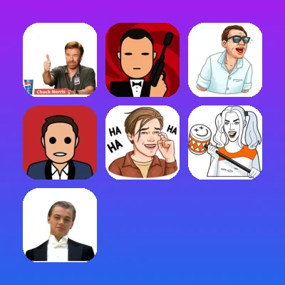 Leonardo DiCaprio Telegram Stickers