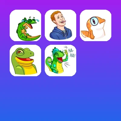 Lizard Telegram Stickers