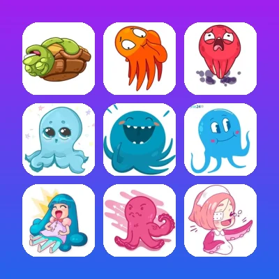 Octopus Telegram Stickers