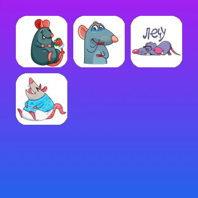 Rats Telegram Stickers