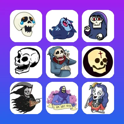 Skull Telegram Stickers