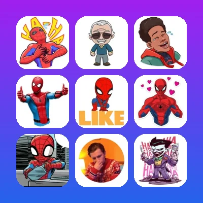 Spider-Man Telegram Stickers