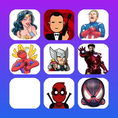 Superhero Telegram Sticker