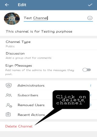 how-to-delete-telegram-channel step 3