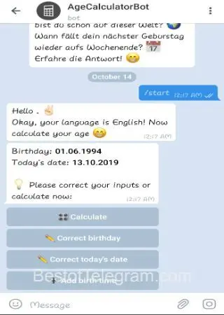AgeCalculatorBot preview 3