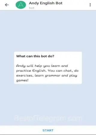 Andy English Bot preview 1