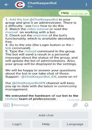 Chat Keeper preview 2