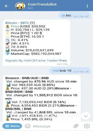 CoinTrendzBot preview 2