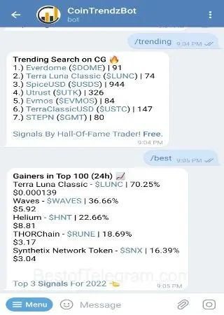CoinTrendzBot preview 4