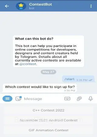 Contest Bot preview 2