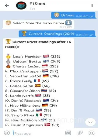 F1Stats preview 3