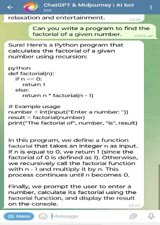 ChatGPT & Midjourney | AI bot preview 2