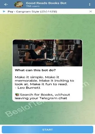 Good Reads Books Bot preview 1