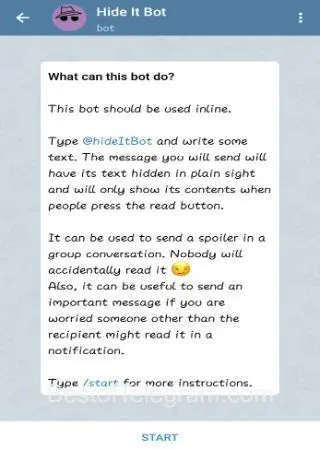 Hide It Bot preview 1