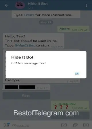 Hide It Bot preview 4