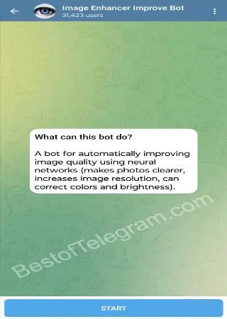 Image Enhancer Improve Bot preview 1
