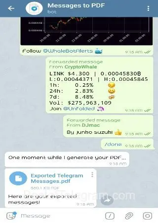 Messages to PDF preview 2