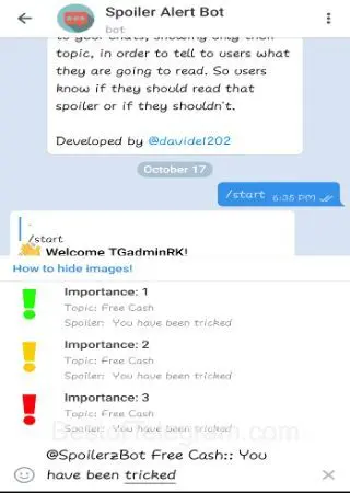 Spoiler Alert Bot preview 2