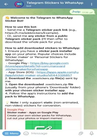 Telegram Sticker to WhatsApp preview 3