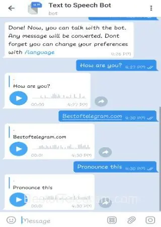 Text to Speech Bot preview 4