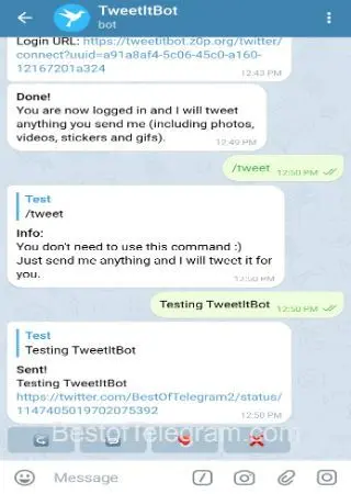 TweetItBot preview 3
