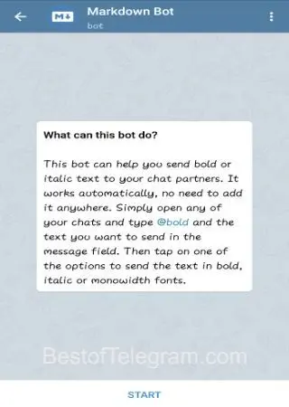 Markdown Bot preview 1