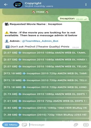 The Movie Bot preview 2