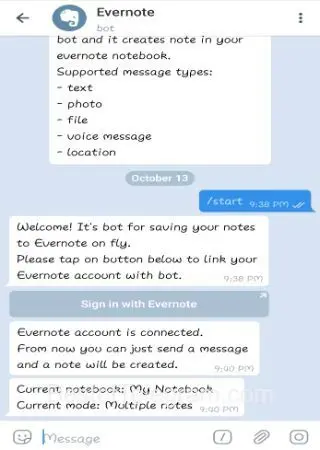 Evernote preview 2