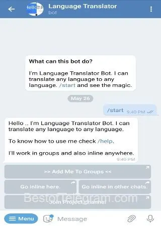 Language Translator preview 2