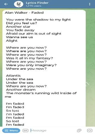 Lyrics Finder preview 3