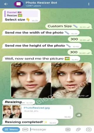 Photo Resizer Bot preview 2