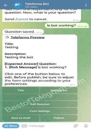 Teleforms Bot preview 3