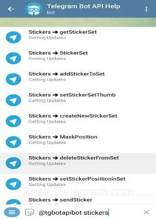 Telegram Bot API Help preview 2