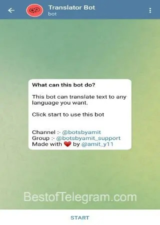 Translator Bot preview 1
