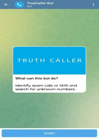 TrueCaller Bot preview 1