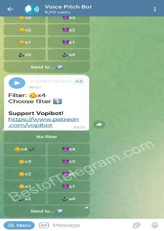 Voice Pitch Bot preview 3