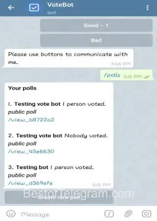 VoteBot preview 5