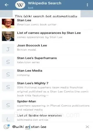 Wikipedia Search preview 2