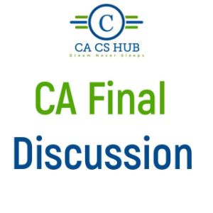 CA Final Discussion
