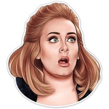 Adelemojis sticker pack