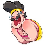 Aerobic Bob sticker pack