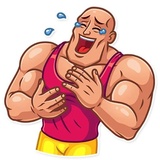 Bodybuilder sticker pack