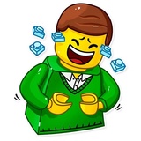 Lego is Awesome sticker pack
