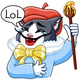 Catvador Dali sticker pack